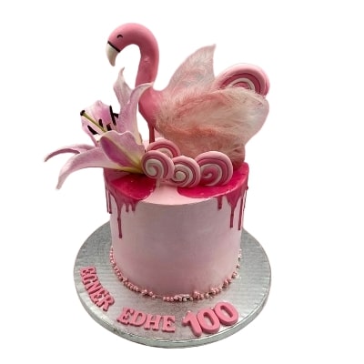 Flamingo cake