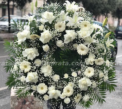 White wreath