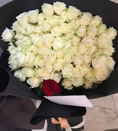 Bouquet of 101 roses