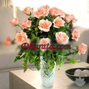 Bouquet of pink roses