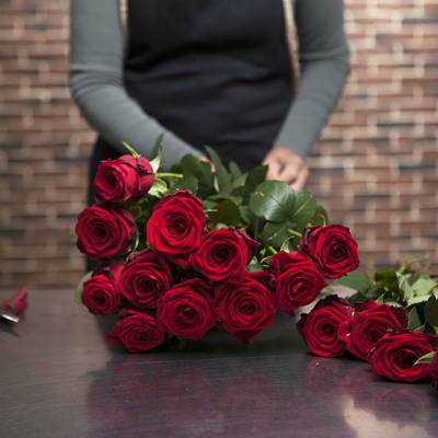 Premium red roses
