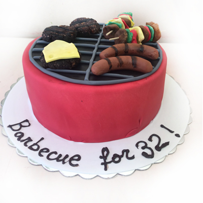 The sweet grill cake