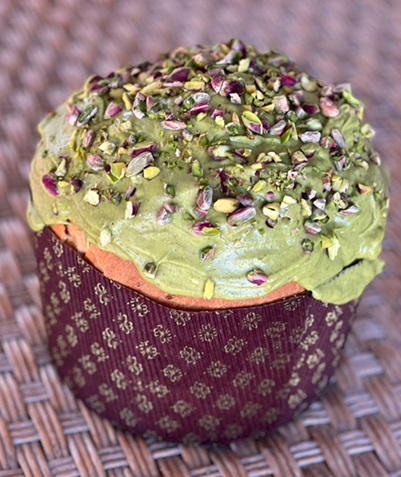 Panetone me pistachio