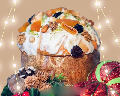 Panetone me fruta te thata