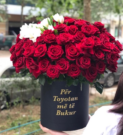 Roses composition